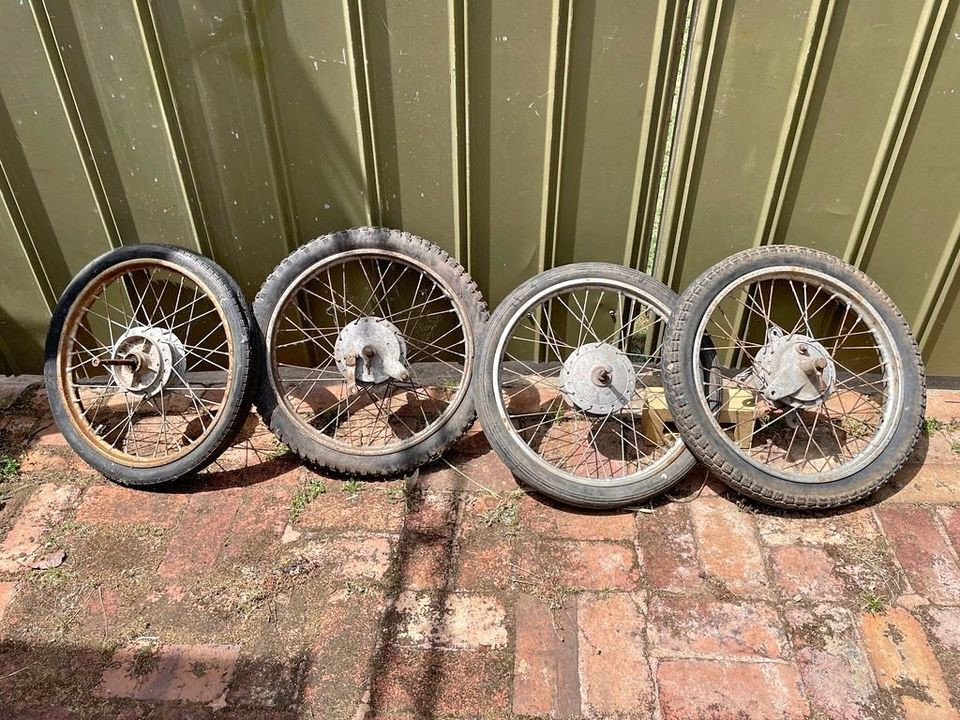 Managed to score a set of four wheel...