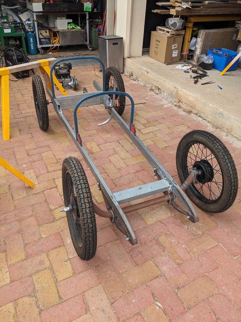 Today I finished off and welded on t...