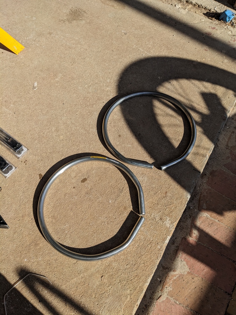 Today was one of those two steps for...