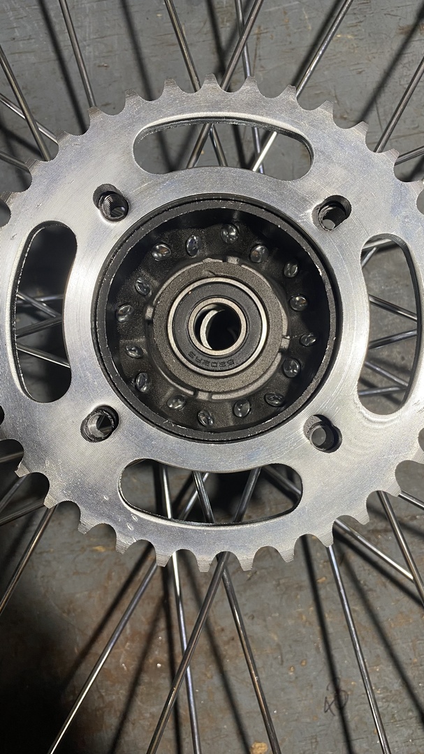 Elongated sprocket holes