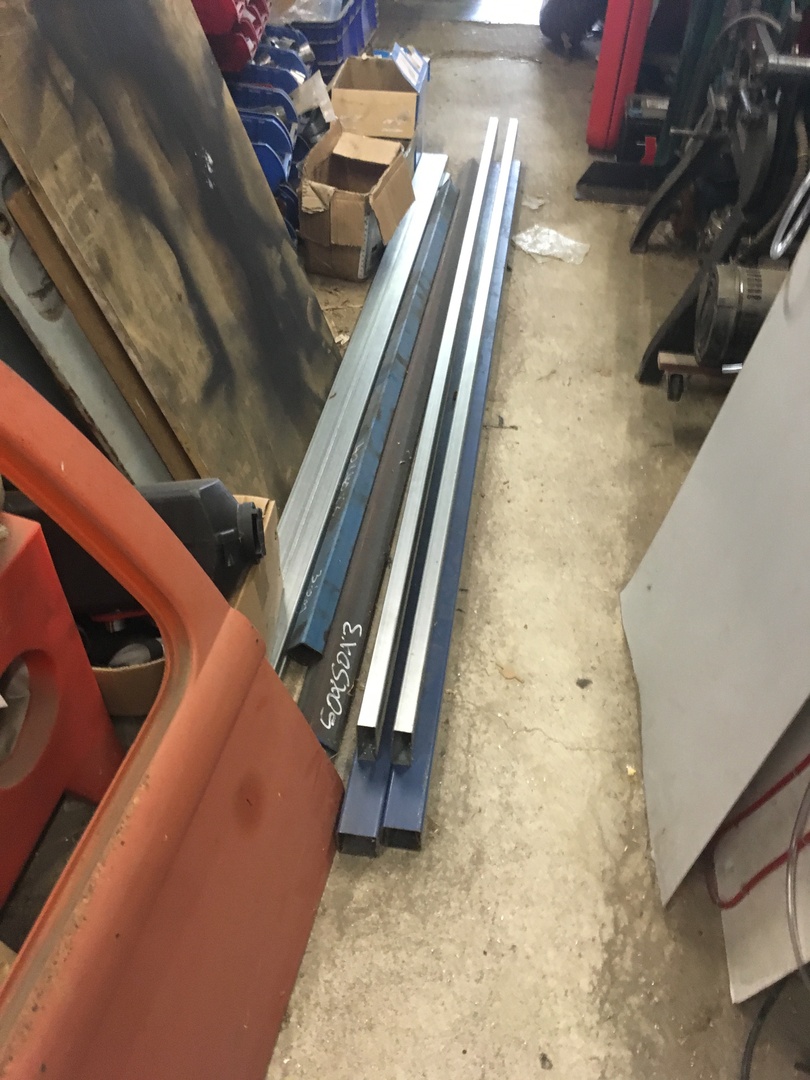 Chassis rails waiting for some love.