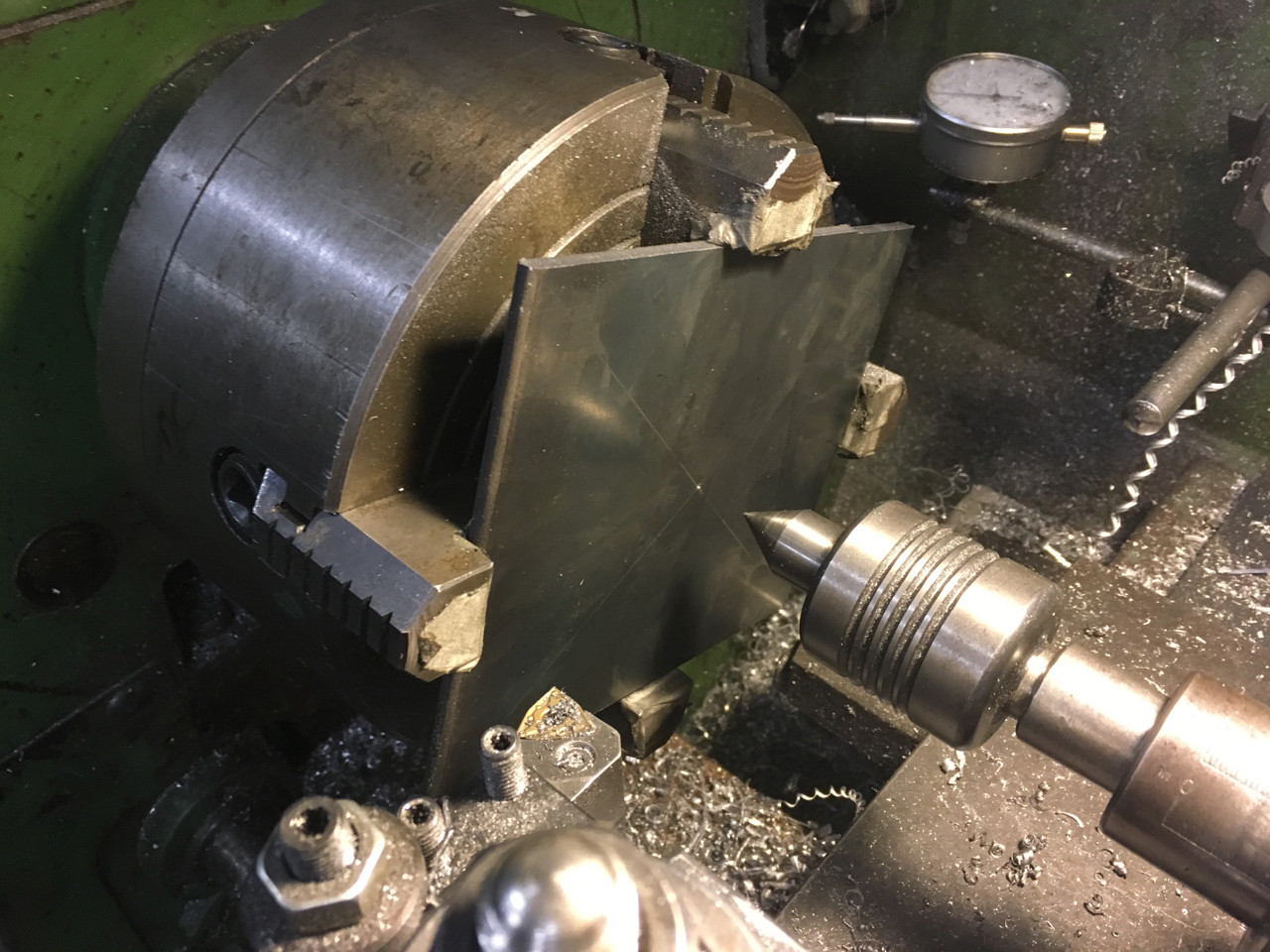 Making the hub flange