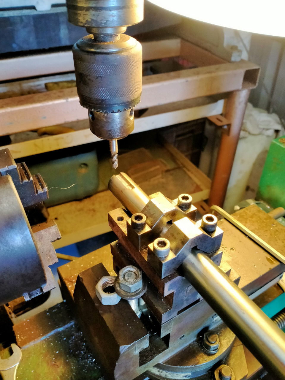 drive shaft key cut
