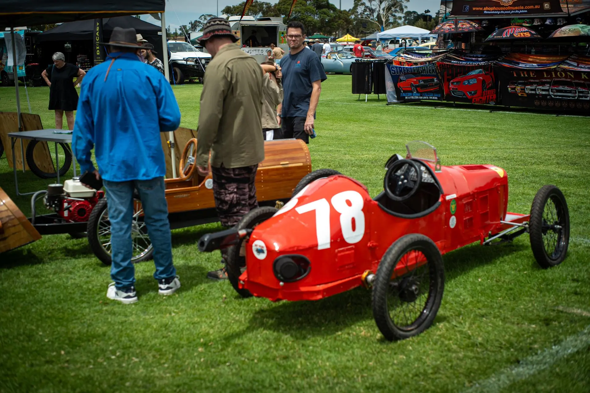 Pauls Alfa Romeo and Don's Amilcar